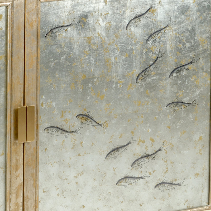 Chinoiserie 58'' Solid Wood Sideboard