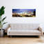 Buildings lit up at dusk Atlanta Georgia USA 1 Piece Wrapped Canvas Panoramic Wall Art-931318845