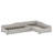 Lit simple en forme de L avec lit gigogne et tiroir, structure de lit de jour double tapissier, base de lit d'angle