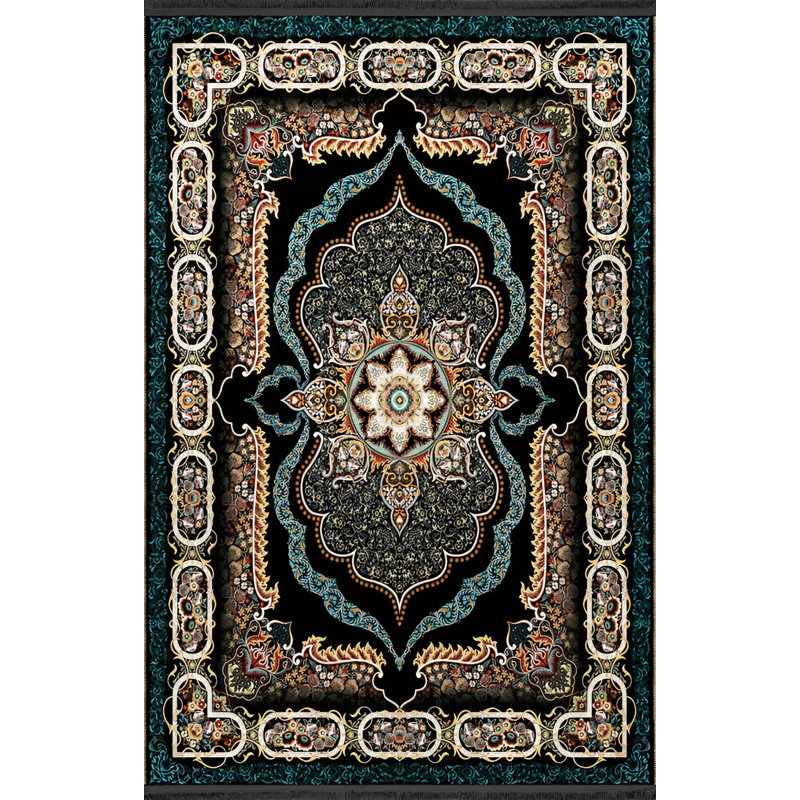 Tapis intérieur / extérieur Rukja, Rectangle 4 pi x 5 pi 11 po