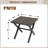 Square Steel Patio Outdoor Side Table