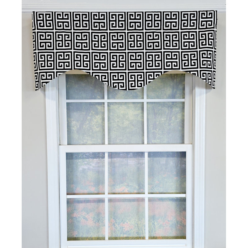 Tower Cornice Valance, Noir
