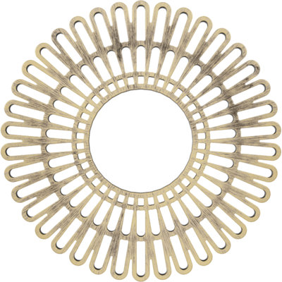 Médaillon de plafond architectural 24 po x 24 po x 8 7/8 po x P 3/4 po de qualité architecturale, Pale