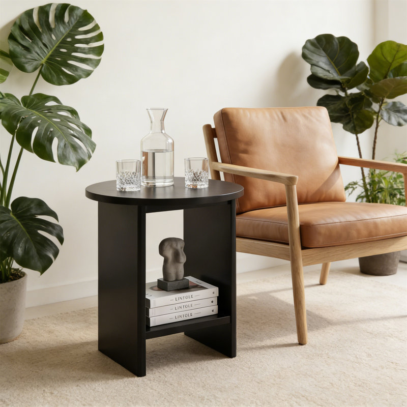 End Table, Black