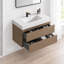 Meuble-lavabo flottant blanc moderne de 36 pouces avec lavabo intégré blanc et 2 tiroirs de rangement, mural et entièrement assemblé-1806246182-1806246201