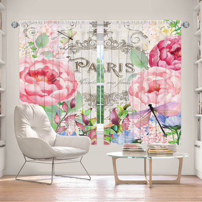 Paire de rideaux obscurcissant en polyester Wynnwood