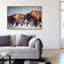 Buffalo Herd In A Snow Landscape Print-69850886-69850887