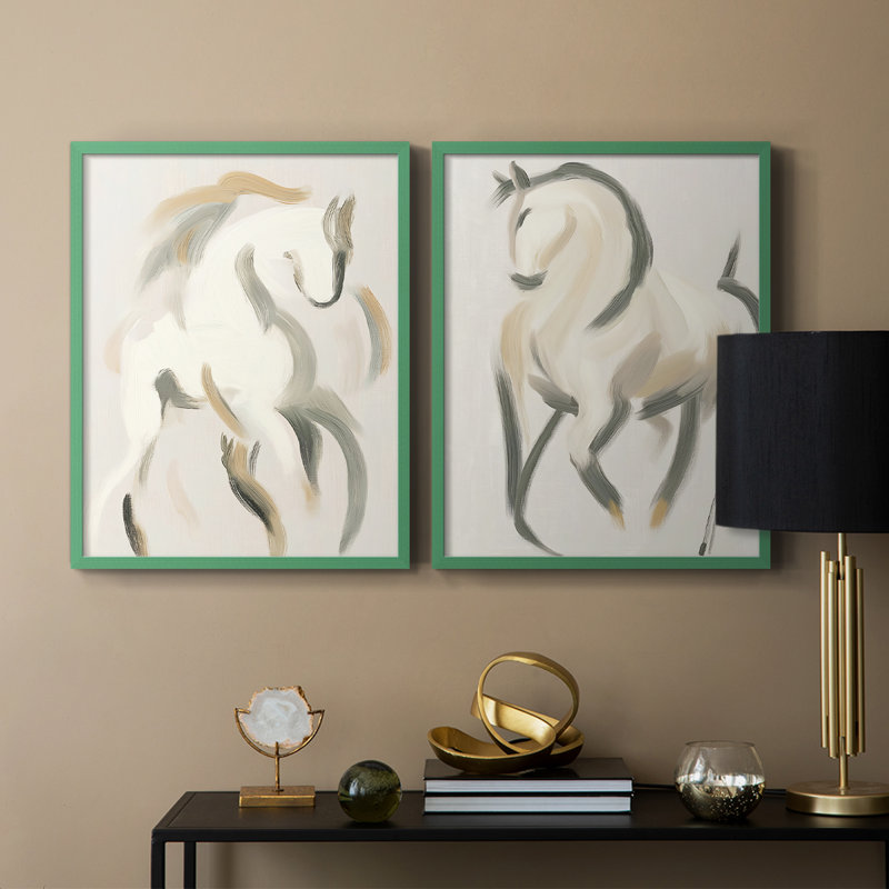 ANIMALS Series CCGLXV III - Reproduction encadrée de qualité supérieure - prête à être accrochée - aucun clou requis - aucun clou requis