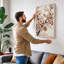 Moonlit Cherry Blossom Japandi - Wrapped Canvas-298542896-298542907