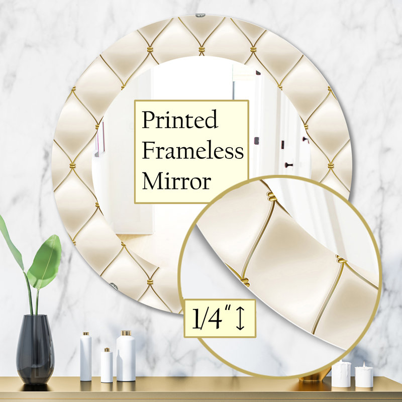 Mirror, 31.5" H x 31.5" W
