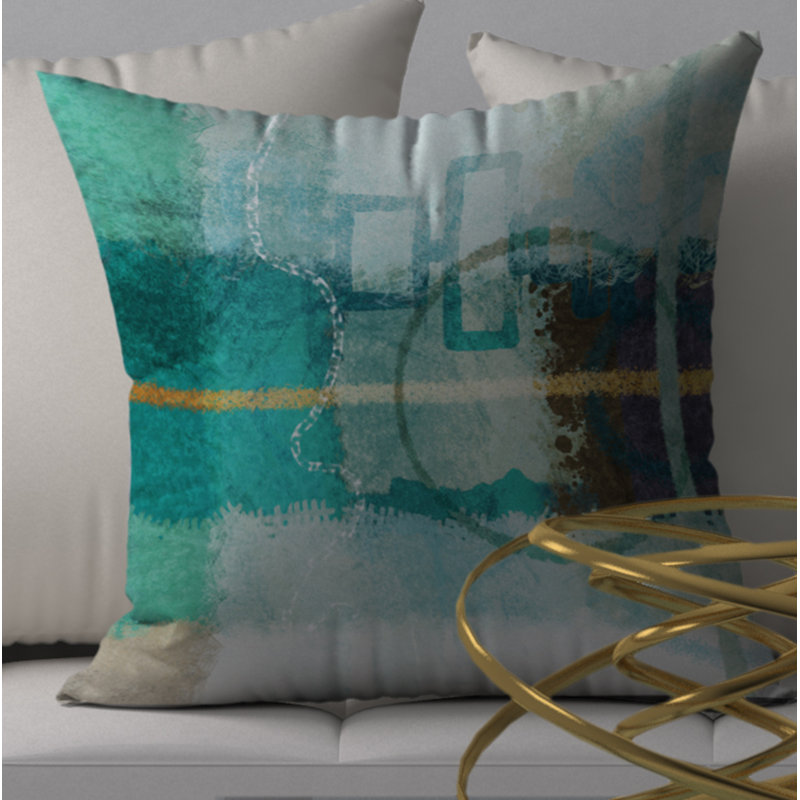 Housse de coussin carrée/insert, 18" x 18"