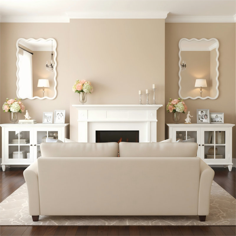 Miroir d'appoint 24 po x 36 po, Blanc