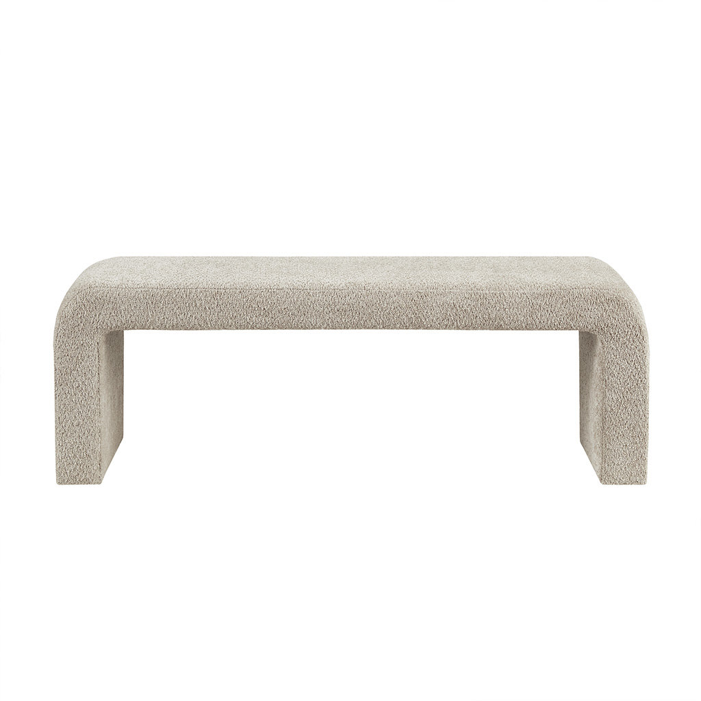 Latitude Run® Amos Modern Boucle Bench | Wayfair