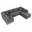 Canapé moderne de style simple avec un confort doux et une conception durable pour un décor de salon confortable