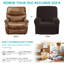 Housse pour fauteuil inclinable à coussins carrés/rectangulaires-1367264843