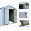 Remise de rangement extérieure pour toit Apex de 4 pi x 6 pi-117711663
