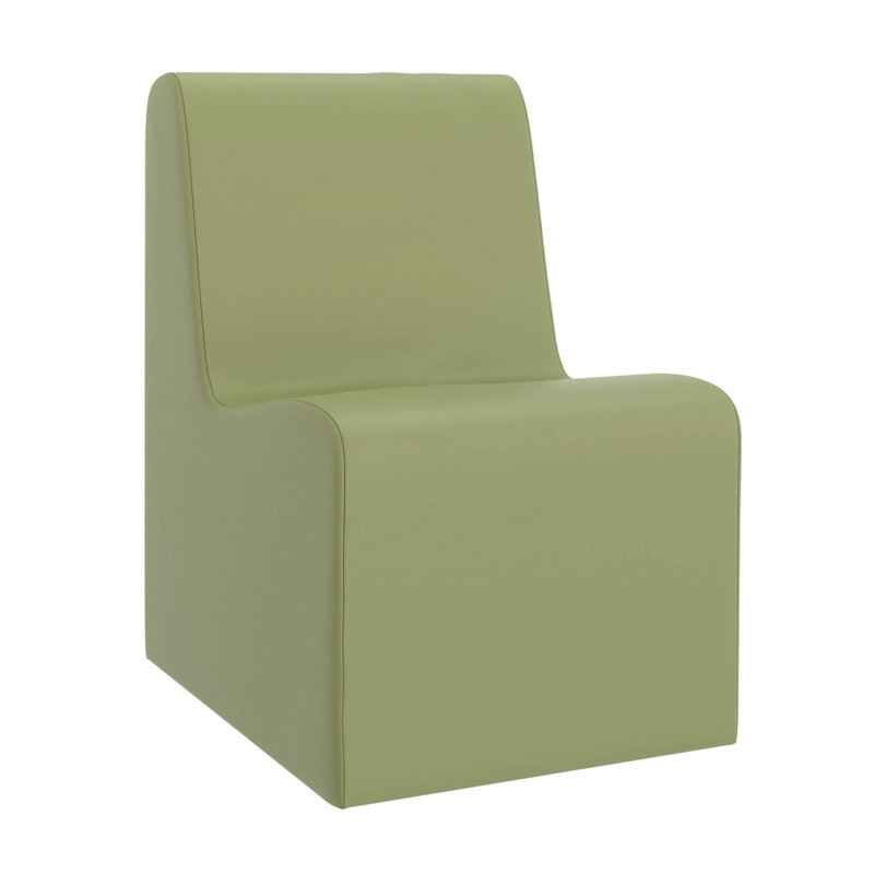 Grand fauteuil profilé, Vert, H 28 po x l 24 po x P 18 po