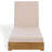 Melrose Teak Wood Patio Chaise Lounge