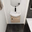 Wall Mounting Bathroom Vanity With Ceramic Sink