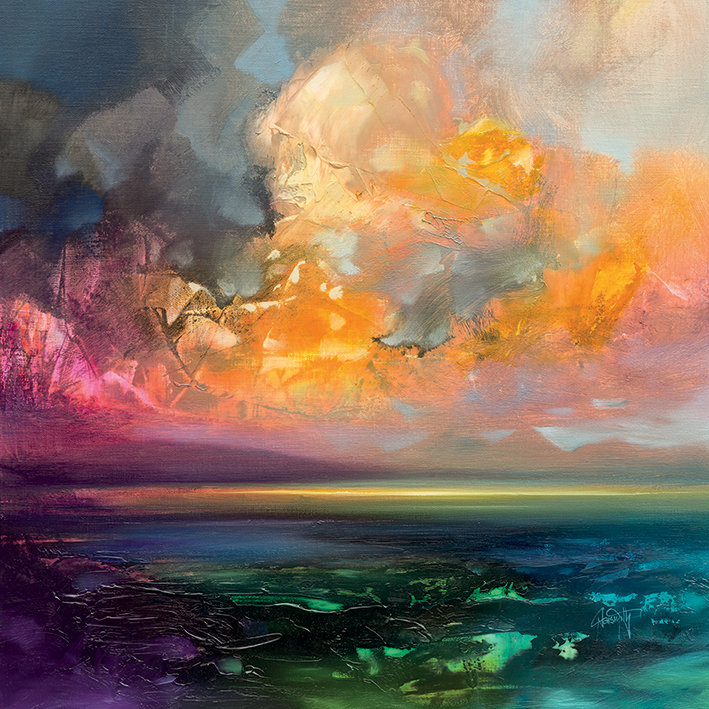 Isle Of Jure by Scott Naismith - Painting on Canvas, 85cm H x 85cm W x 3.8cm D