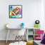 Giclée encadrée par Vivid Splash & Football, design par Kim Allen-673081358-673081357