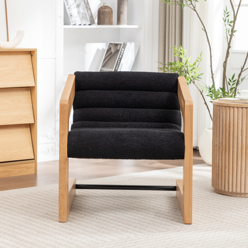 Fauteuil Karoll Chisara, Noir