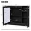 Armoire de salle de bain, armoire murale avec tablette réglable et porte à fermeture en douceur pour la salle de bain-1704677479