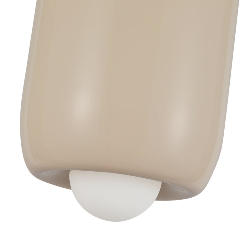 Hayden 1 - Light LED Pendant, Tan