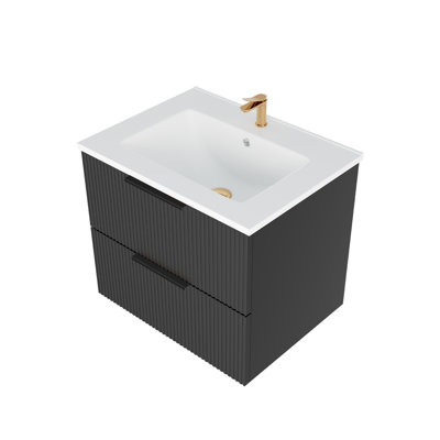 Meuble-lavabo 24 po avec lavabo en céramique