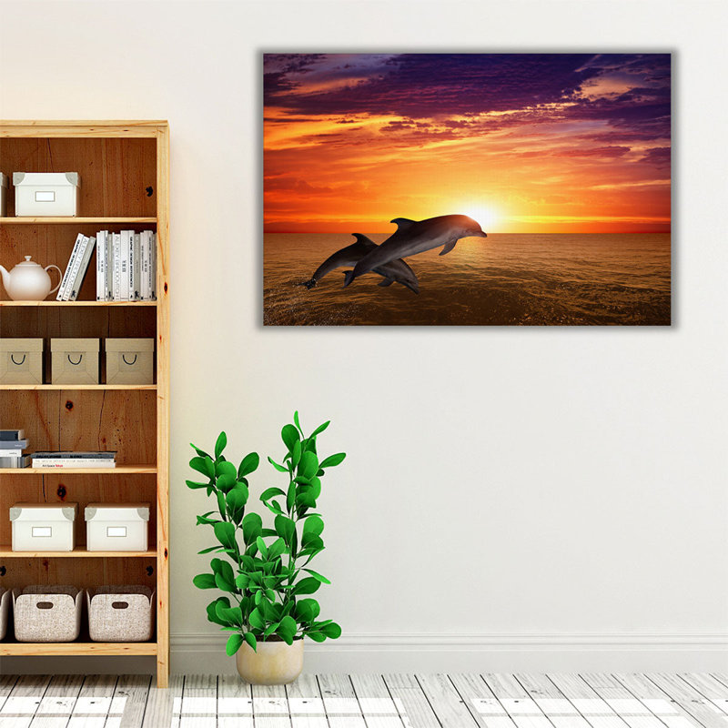 Reproduction d'art sur toile, H 12 po x l 18 po