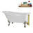 58" Streamlin Clawfoot Tub,Tray,Drain, Clawfeet-101628927-102219868