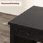 Bureau de direction Farmhouse avec station de charge et ports USB - Bureau d'écriture en bois 53,5 "-315230912