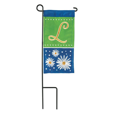 Mini Flag Daisy Monogram 4x8.5