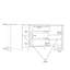 Buffet 3 tiroirs Hazelwood