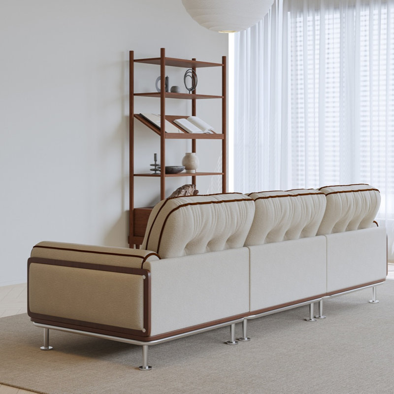 Straight - shaped living room sofa