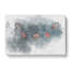 Laying with Pink and Red Roses in Abstract - Wrapped Canvas Drawing - Wrapped Canvas-55310339