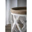 Collection S / 5 French Country Home Decor (comprend une plante artificielle, un vase, des plateaux, un tabouret et une table d'appoint)