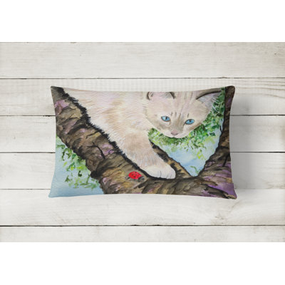 Outdoor Reversible Throw Pillow