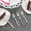 Ensemble de 4 fourchettes à gâteau French Home avec poignées en nacre French Home