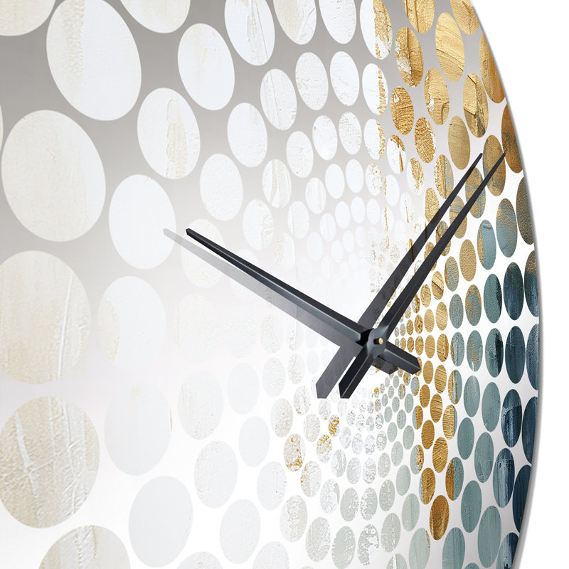 Snejana - Horloge murale peinture abstraite, Petit