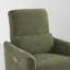 Fauteuil inclinable électrique pivotant rembourré Mikkel-486123083
