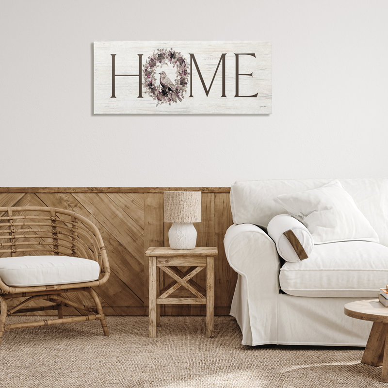 Home Home, couronne par Bird Laure, H 17 po x l 40 po