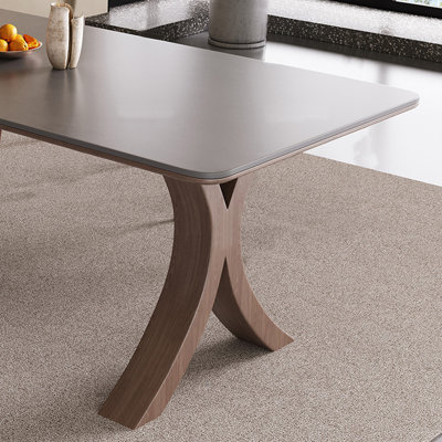 Ensemble de table de salle à manger léger et luxueux