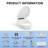 DeerValley DV-1SS0403 Smart Bidet Toilet Seat with Heated Seat, Dryer & Dual Control