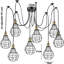 8 - Light Black Cluster Pendant