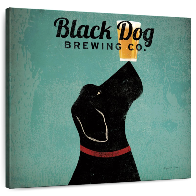 Tergel Black Dog Brewing Co Square, H 10 po x l 10 po