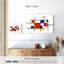 Avery Mondrian d'inspiration rustique abstraite-108949069
