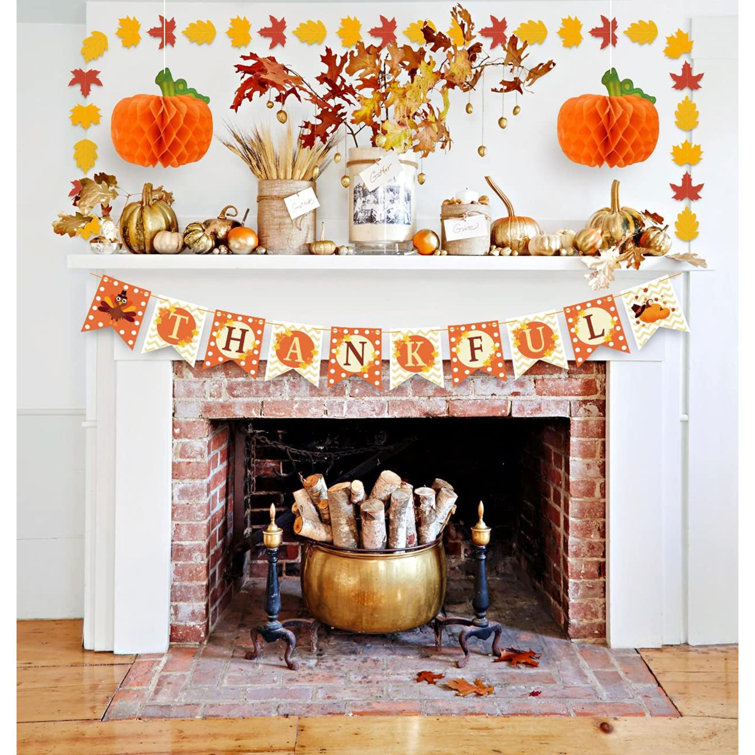 Thanksgiving Party Decorations, Pre-assembled Thanksgiving Banner