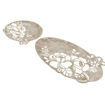 Bouffard 2 Piece Bath Mat Set