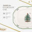 Spode Christmas Tree Sculpted Platter 19"